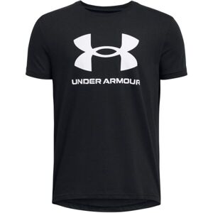 Under Armour SPORTSTYLE LOGO Chlapecké triko, černá, velikost