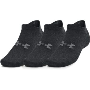 Under Armour ESSENTIAL NO SHOW 3PK Unisex ponožky, černá, veľkosť M