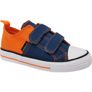 Willard RADLEY IV Dětská volnočasová obuv, Modrá,Oranžová,Bílá, velikost 34