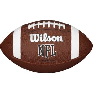 Wilson NFL OFF FBALL BULK XB Míč na americký fotbal, hnědá, velikost UNI