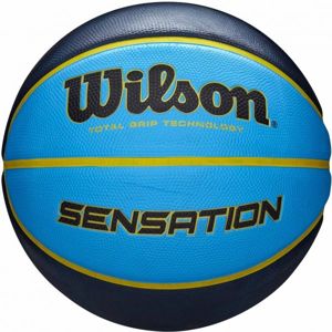 Wilson SENSATION SR 295 BSKT Basketbalový míč, modrá, velikost 7