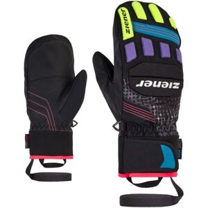 Ziener LURON Dětské lyžařské rukavice, černá, veľkosť 7.5